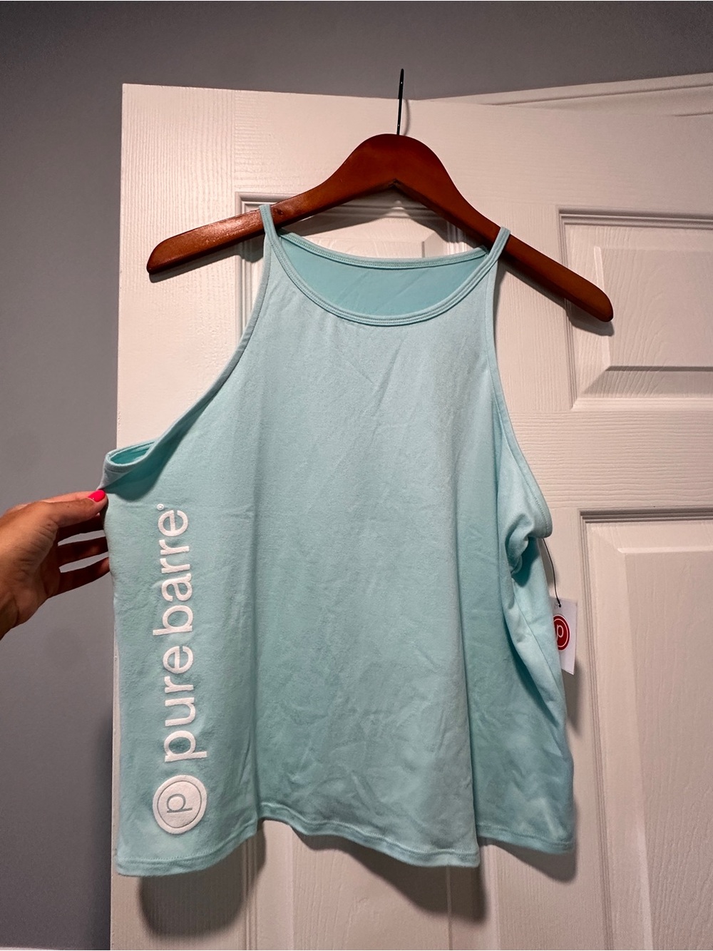 Pure Barre Aqua Blue Studio Tank Top